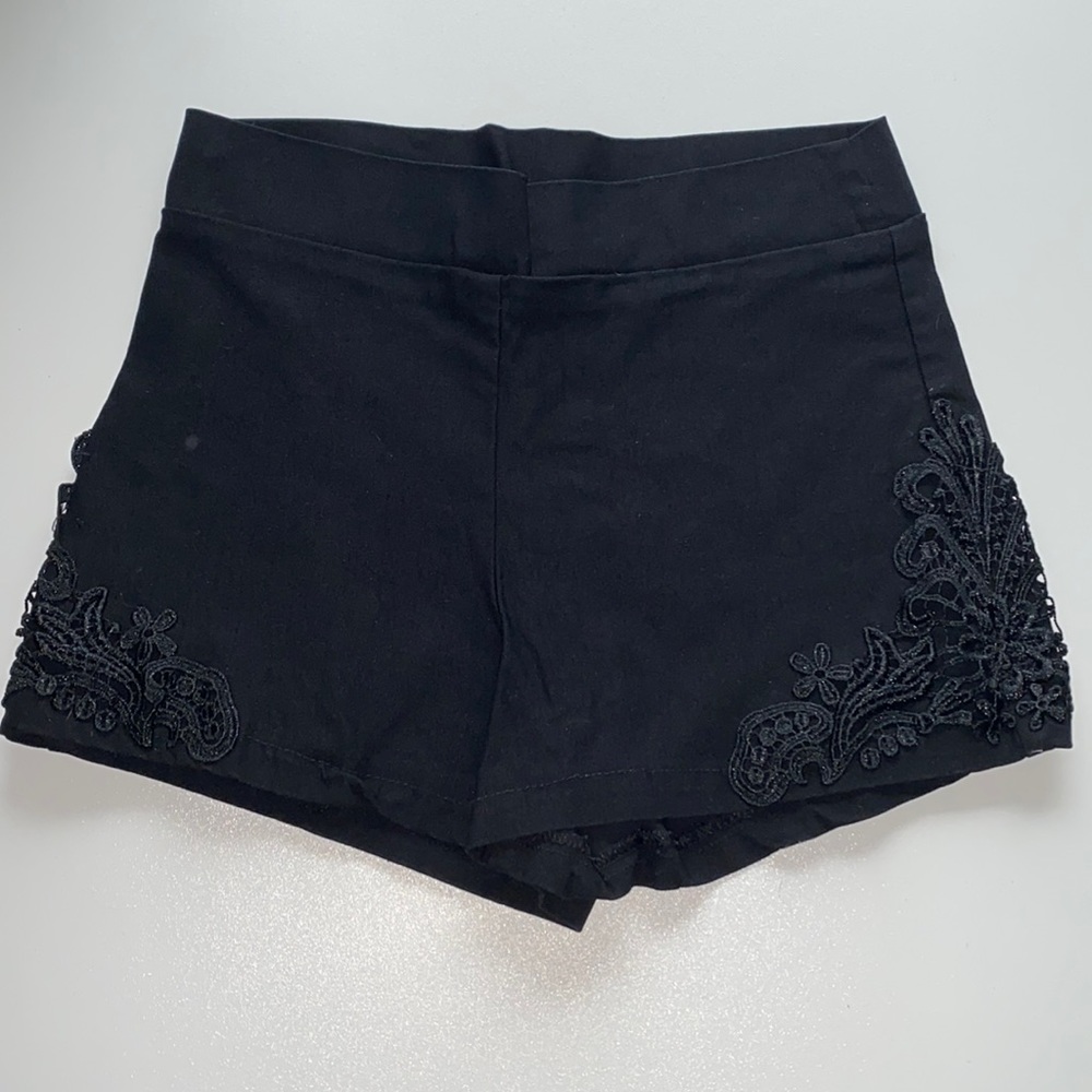 Black Charlotte Russe high waisted shorts